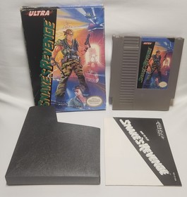 Snake's Revenge (Nintendo, NES, 1990) W/ Box + Manual Authentic Tested Working