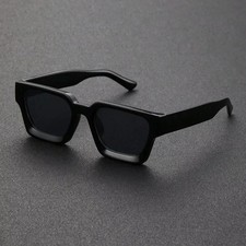 Square Sunglasses Frame UV400 Unisex Casual Street Beach Travel Glasses