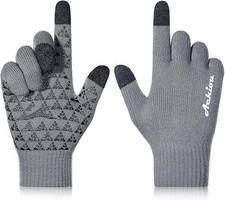 Achiou Winter Gloves, Glove for Men Women, Upgraded Touch Screen Texting Warm Ru