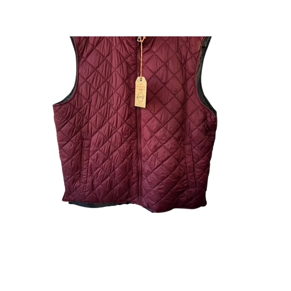 Original Weatherproof Maroon Quilted Puffer Vest Men's XXXL NEW - Image 3 of 4