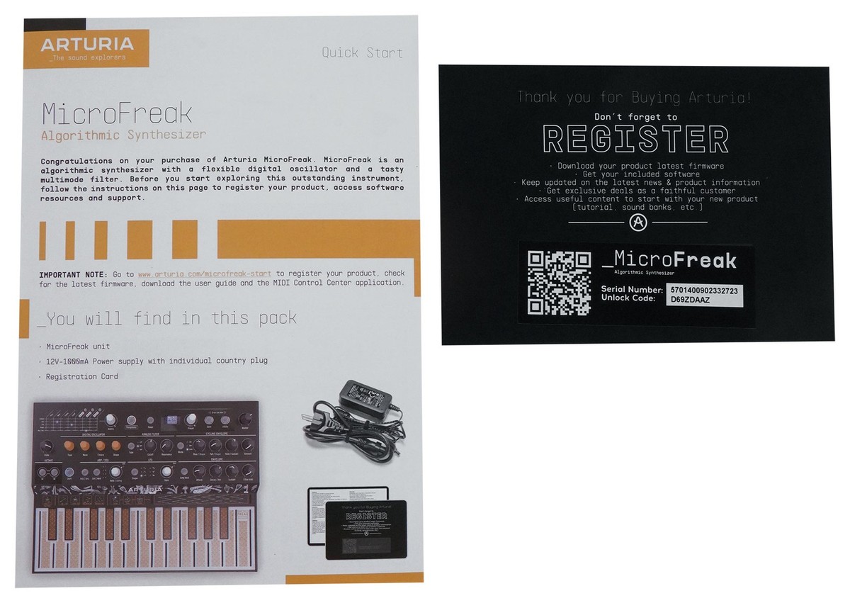 Arturia MicroFreak USB MIDI Hybrid Synthesizer 25-Key Synth+