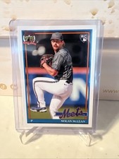 2026 Topps Series 1 91 Throwback: T91-63: RC Nolan McLean: New York Mets MLB