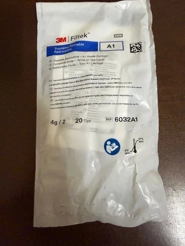 3M composite ultra  Flowable Syringe 2 x 2g made in USA 6032A1  6032A2 6032A3