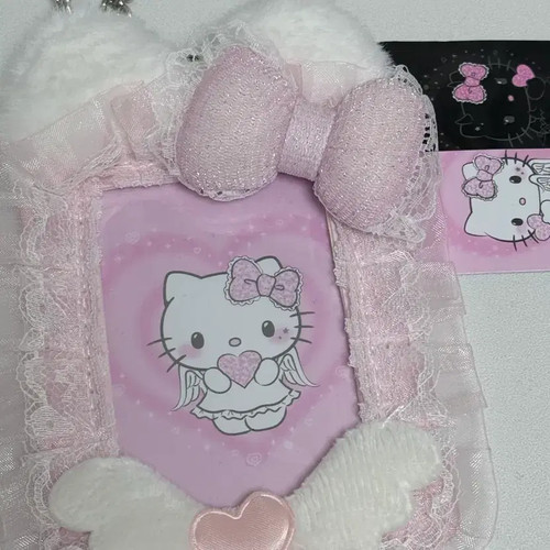Hello Kitty Angel & Devil Character Photocard Holder, New Official