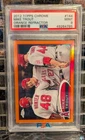 2012 Topps Chrome #144 Mike Trout Orange Refractor PSA 9 Mint