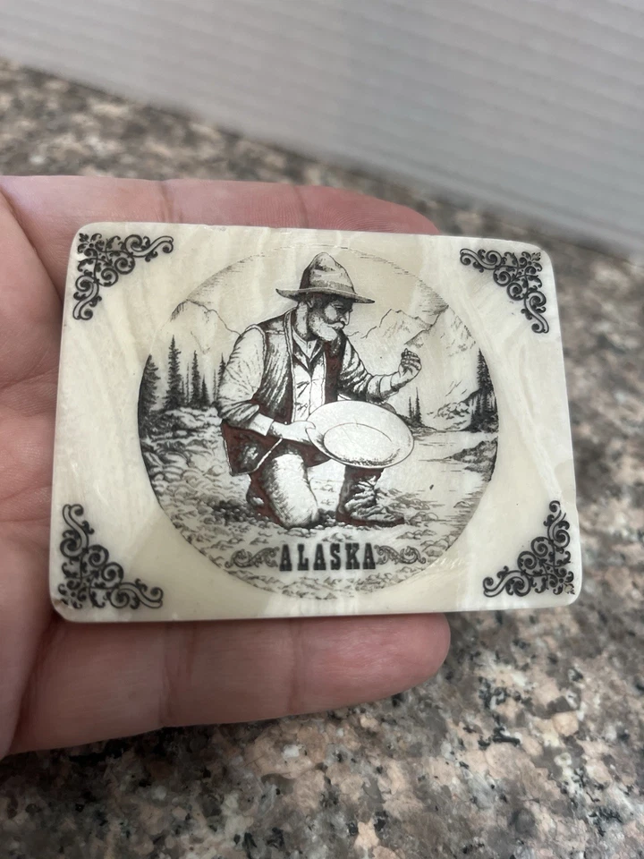  ALASKA GOLD MINER Gold Rush皮带扣  — 第 3/4 张图片