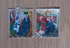 Complete Poland / Polska used stamp set: 2016 Christmas