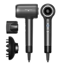 Wavytalk Turblow Pro Fast Drying Blow Hair Dryer 110,000 RPM Gray Diffuser 