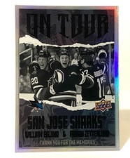 San Jose Sharks 2024-25 Upper Deck Series 2 Hockey On-Tour Black Parallel SP