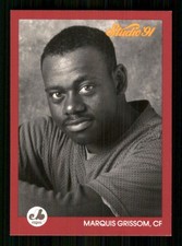 1991 Studio #198 Marquis Grissom Montreal Expos 66526