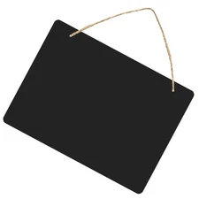  2pcs Practical Chalkboard Double-Sided Blackboard Wall Hanging Board Home Decor