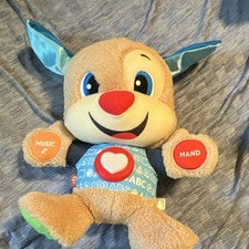 Fisher-Price Laugh Learn Interactive Plush Puppy Toy, HVY77 2023