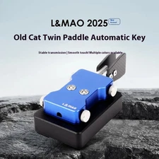 L&MAO Double Paddle Automatic Key CW Morse Code Shortwave Radio Transmitter Key 