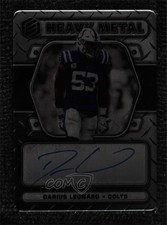2022 Panini Elements Heavy Metal 16/49 Shaquille Leonard Darius #HM-DL Auto 0u72