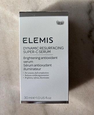 Elemis Dynamic Resurfacing Super-C Serum Vitamin C Brightening Face 1 fl oz