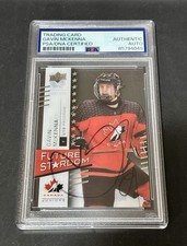 PSA/DNA Gavin McKenna SIGNED 2024 Upper Deck Canada Future Stardom #FS19 RC Auto