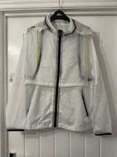 JD WILLIAMS LADIES WHITE LIGHTWEIGHT WINDBREAKER UK SIZE 14 BRAND NEW