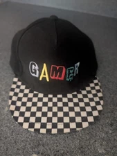 GAMER baseball style Hat Youth Kids Adjustable SnapBack Excellent USED condition