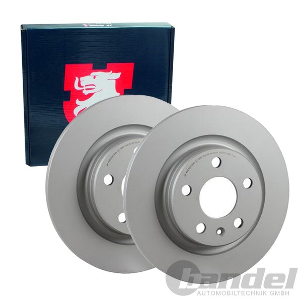 2X JP Group Bremsscheiben Ø280Mm Voll Hinten Passend FüR Volvo XC40-image