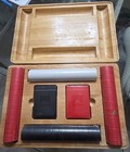 Vintage Marlboro Poker Set with Chips 2 Decks of Playing Cards Wooden Case — photo 2