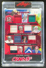 2024 Leaf Tom Brady Marino Montana Peyton Manning Staubach Elway Young Kelly /3