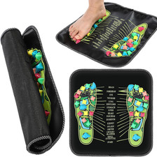 NEWIDAY EMS Foot Massage Mat Tens Muscle Relaxation Pad Walk Stone Road Foot