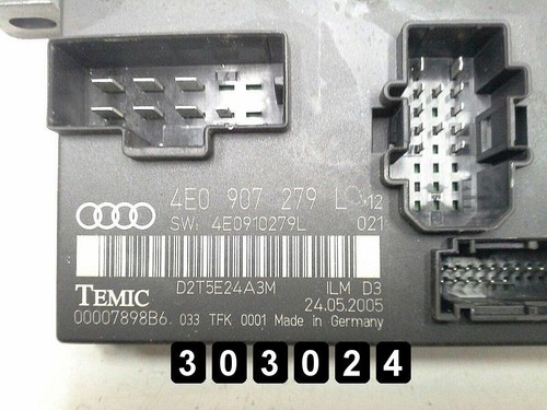 AUDI A8 ECU MODUL SENSOR 4E0907279L ORIGINAL BJ 2003