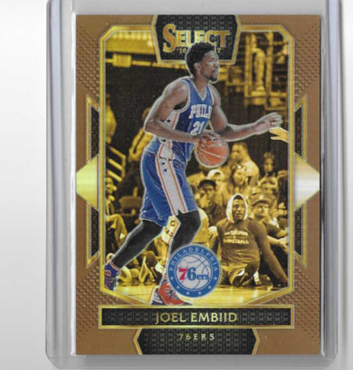 2016-17 Select Joel Embiid Courtside Copper Prizm 28/49 SP #236