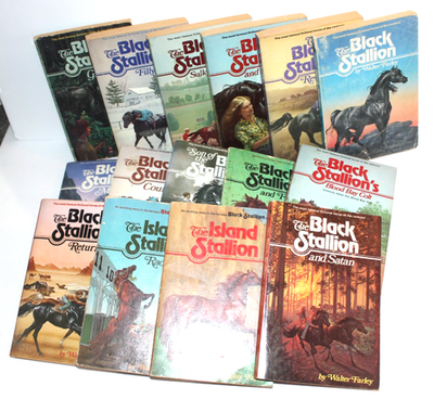 #ad #ad The Black Stallion Island Stallion Walter Farley Book Lot x15 Paperback Used $39.95