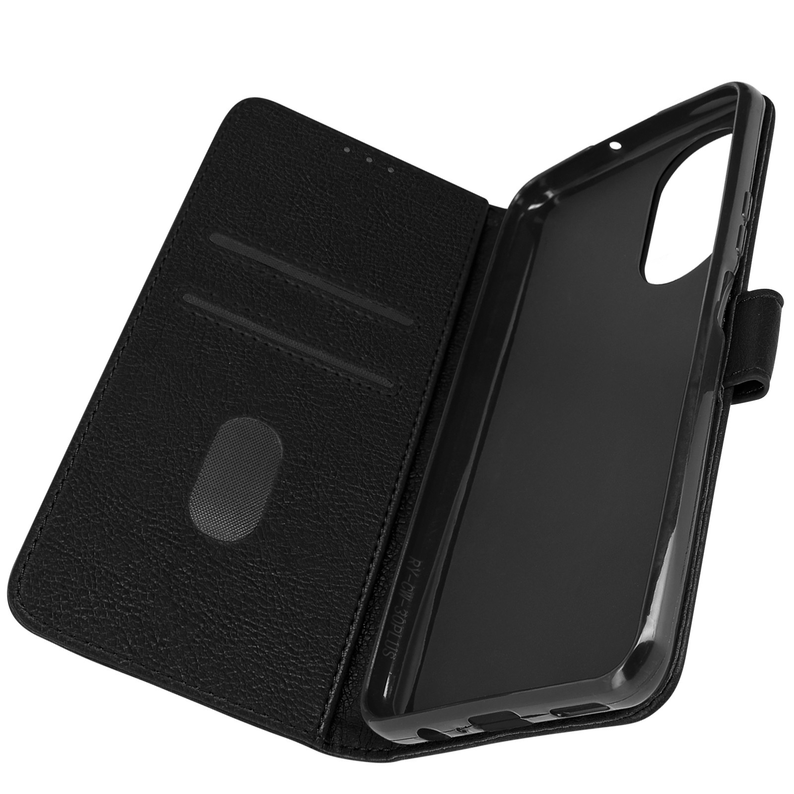 Housse pour Honor X7 Avizar étui clapet portefeuille noir anti-choc avec support vidéo intégré
