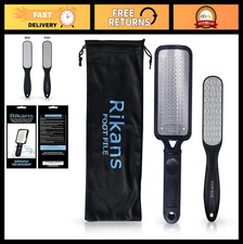 Professional Foot File Callus Remover - Stainless Steel Pedicure Tool for Hard