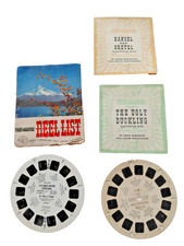 Vintage Viewmaster 3D Reels 15 Disks Variety mostly cartoon characters