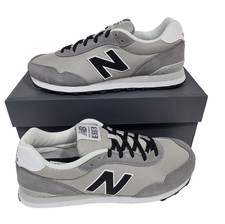 Men's Running Shoes 10 New Balance Grey Black ML515AGG Classics Sneakers Lace Up