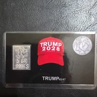 Patriots Coin 5 GR .999 Fine Silver Bar Collectible Trump 2028 Limited Edition