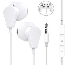3.5mm Gaming Earbuds with Mic  Volume Control, Wired Stereo in-Ear Headphone...