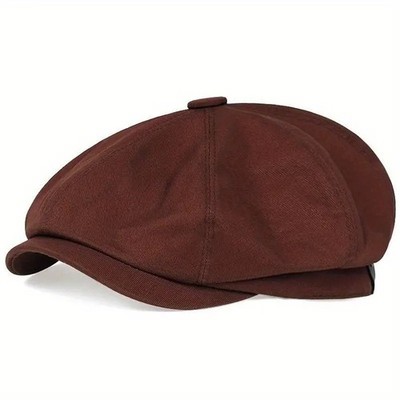 Vintage Newsboy Cap Baker Boy Flat Ivy Gatsby Cabbie Driving Golf Hat Unisex