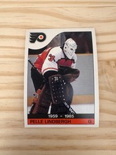 1985-86 O-Pee-Chee #110 Pelle Lindbergh Mem. - Philadelphia Flyers (invM3)