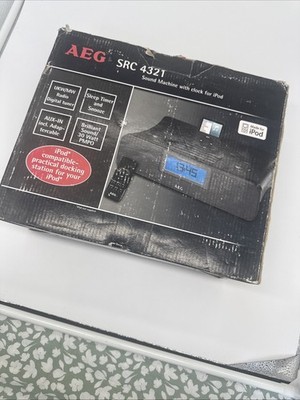 AEG SRC 4321 iPod Dock Dockingstation Radiowecker Sound System Fernbedienung