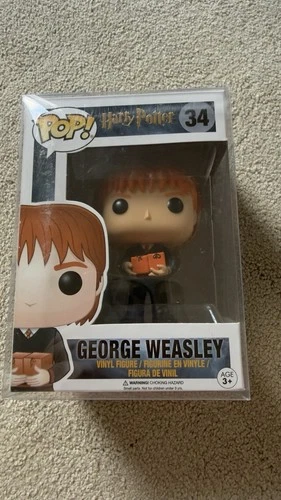 FUNKO POP! Harry Potter: George Weasley #34 With Protective Case