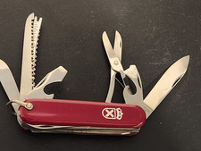 Vintage AITOR INOX SPAIN Multi Function Folding Pocket Knife 10 Tools