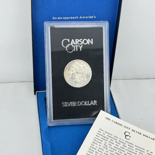 1884-CC $1 Morgan Silver Dollar CARSON CITY GSA Uncirculated Coin with OGP