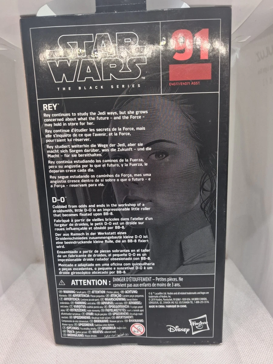 Star Wars Black Series 6" #91 Rey & D-O New In Box