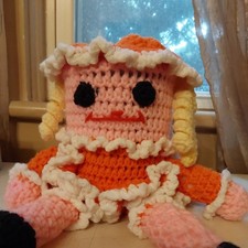 Crochet Coffee Can Bank Baby Gift, Baby Shower, Anytime Gift Pink,Orange