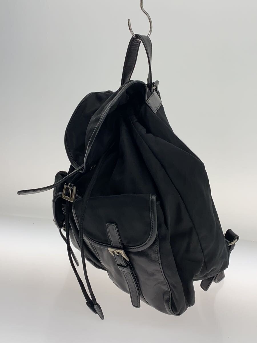 PRADA Backpack Nylon BLK Solid B6741 From Japan - image 2