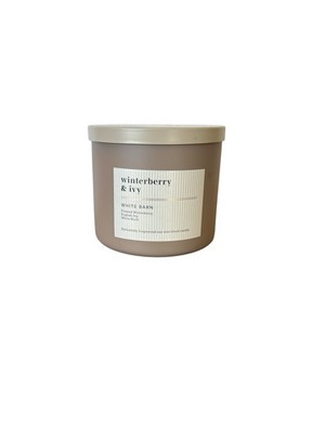 Bath & Body Works Winterberry Ivy (Birch) 3 wick Candle w/Essential Oils