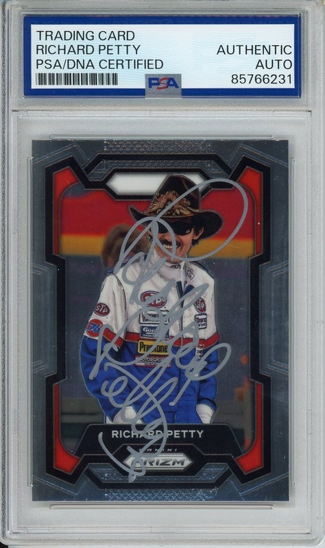 2024 PANINI PRIZM RACING NASCAR RICHARD PETTY SIGNED AUTOGRAPH CARD PSA DNA COA