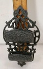 Vintage Cast Iron Art LB-14 Double Basket Match Stick Holder Match Safe Black — photo 7