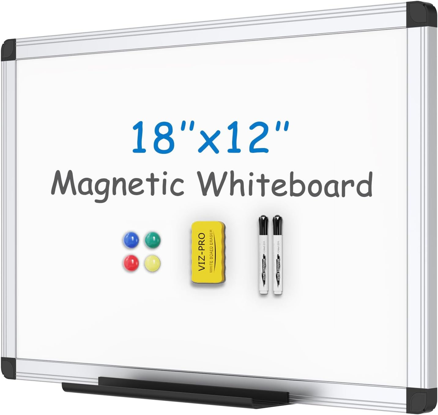 Small Magnetic Whiteboard for Wall 45 X 30 Cm| Dry Erase White Board with 2 Mark