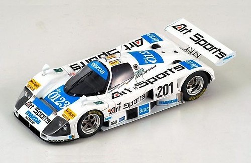 #201 Art Sports Mazda 787 1990 1/64th HO Scale Slot Car WATERSLIDE DECALCOMANÍAS - Imagen 5 de 5