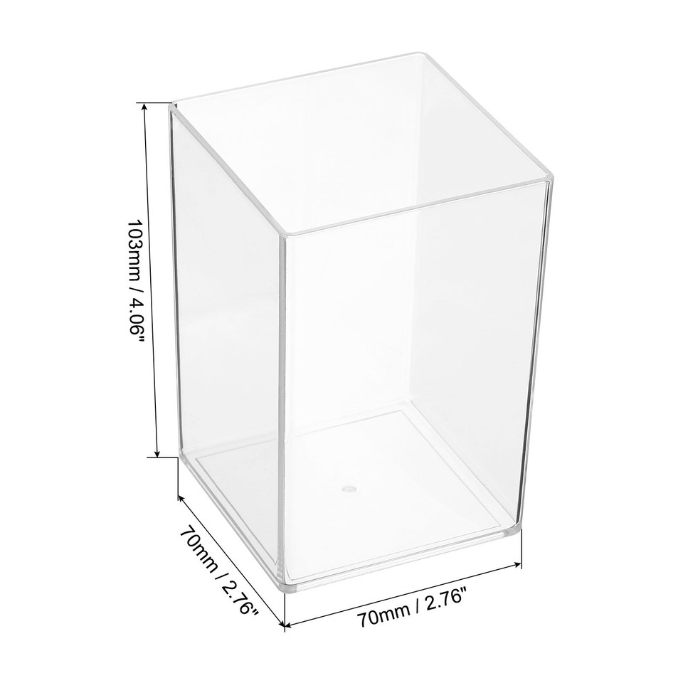 Clear Acrylic Pen Holder Pencil Holder Organizer Pencil Cup Makeup